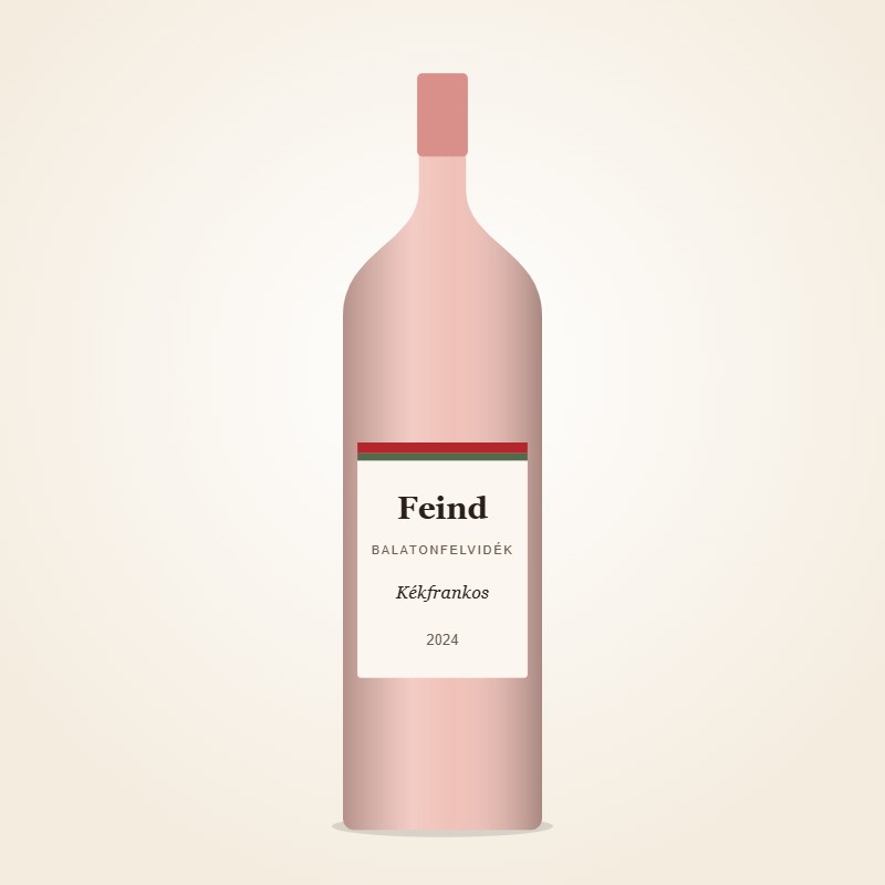 Fles Hongaarse rosé
